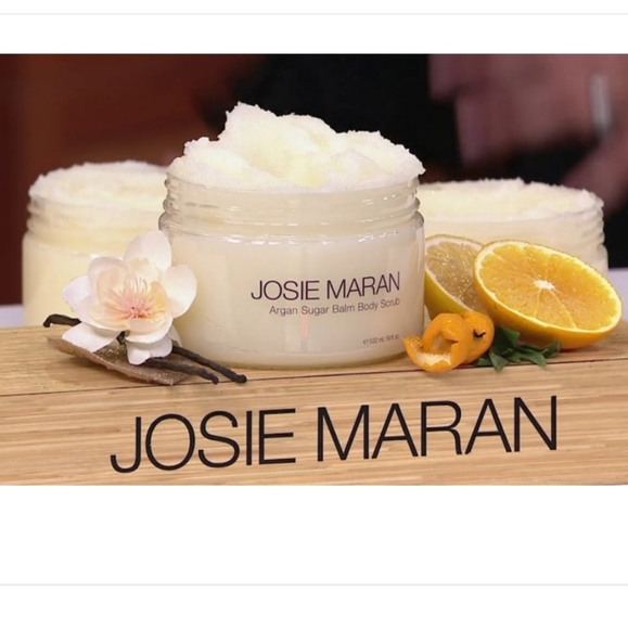 Josie Maran Luxury Size Argan Sugar Balm Body Scrub New Sealed - Picture 3 of 8